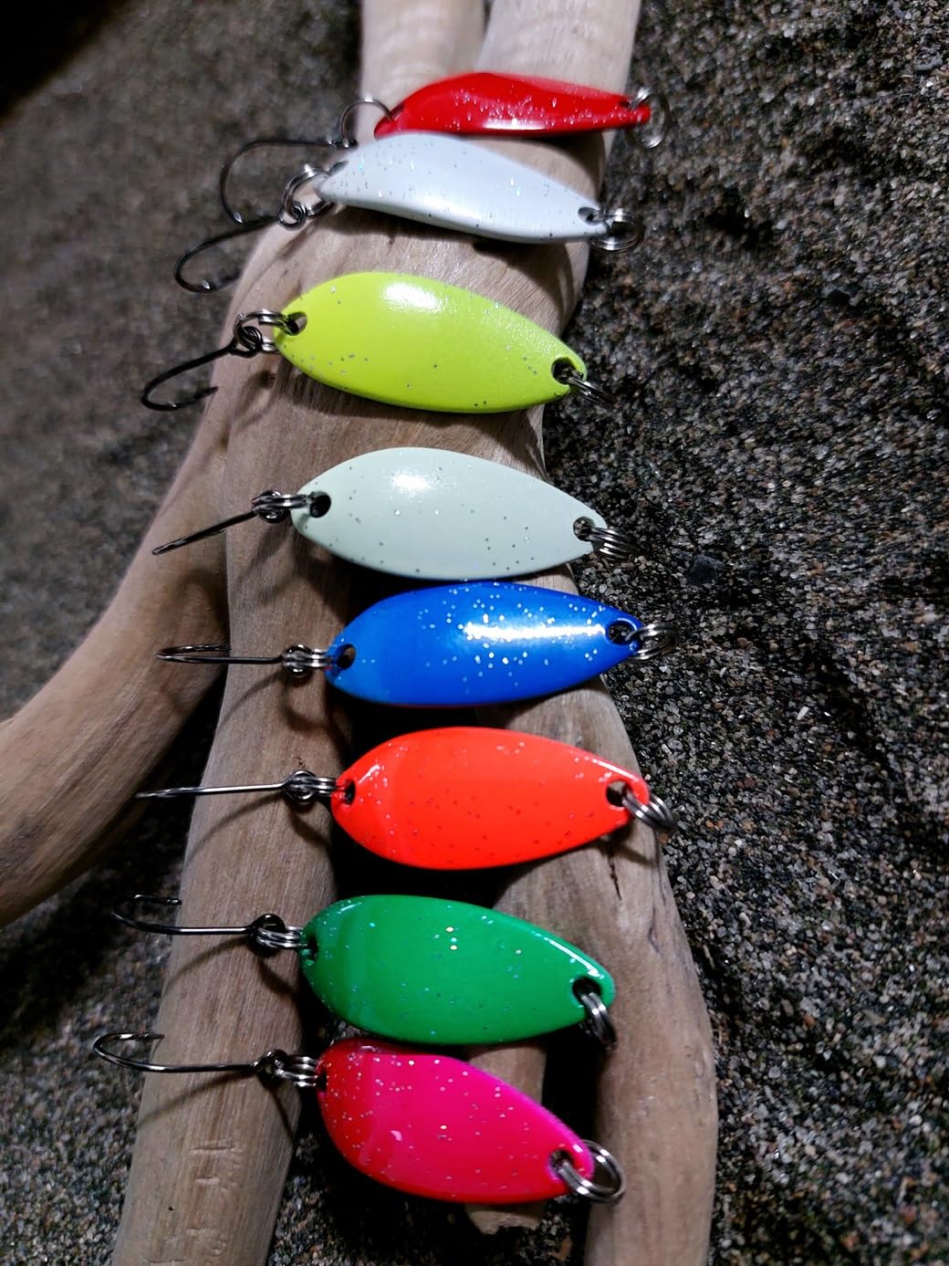 EFT Trout Wiggle Spoon 3g Cucchiai Lampeggiatore per Trota Esca EFT Trout Wiggle Spoon 3g Cucchiai Lampeggiatore per Trota Esca