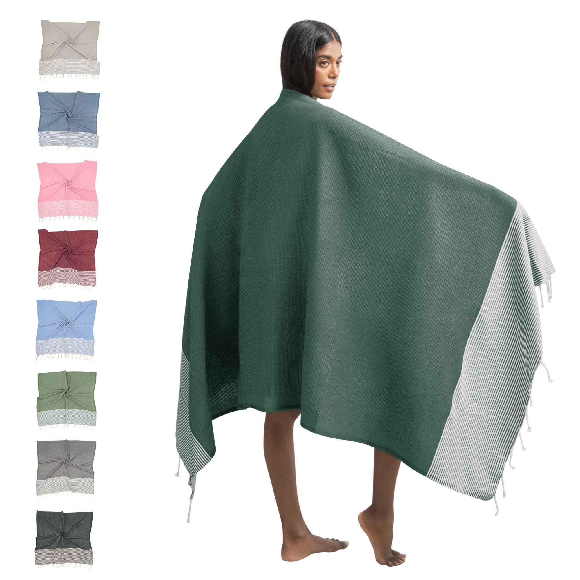 furora HOLIDAY Telo Mare Cotone - Grande 200x100 cm - Ultra Leggero - Asciugatura Rapida | Asciugamano Mare Donna e Uomo: Facile da Pulir - multifunzionale per Spiaggia, Piscina, Viaggio, Outdoor