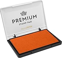 Vista 16 de Almohadilla de sello prémium tamaño mediano 3 x 4 pulgadas – para sellos de goma tradicionales – Almohadilla de fieltro color rosa