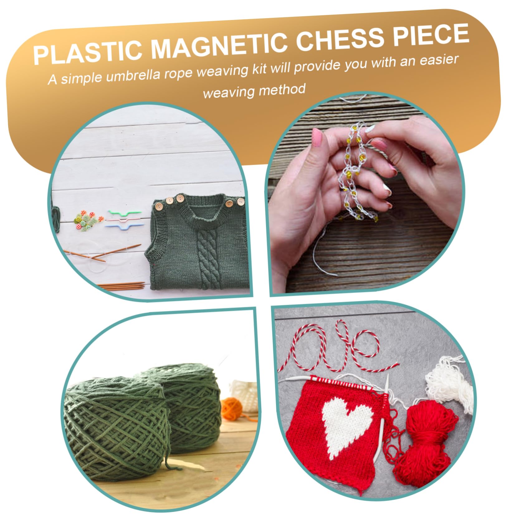 ULDIGI Rope Knitting Tool Braiding Needle Set 1 Set Professional DIY Supplies