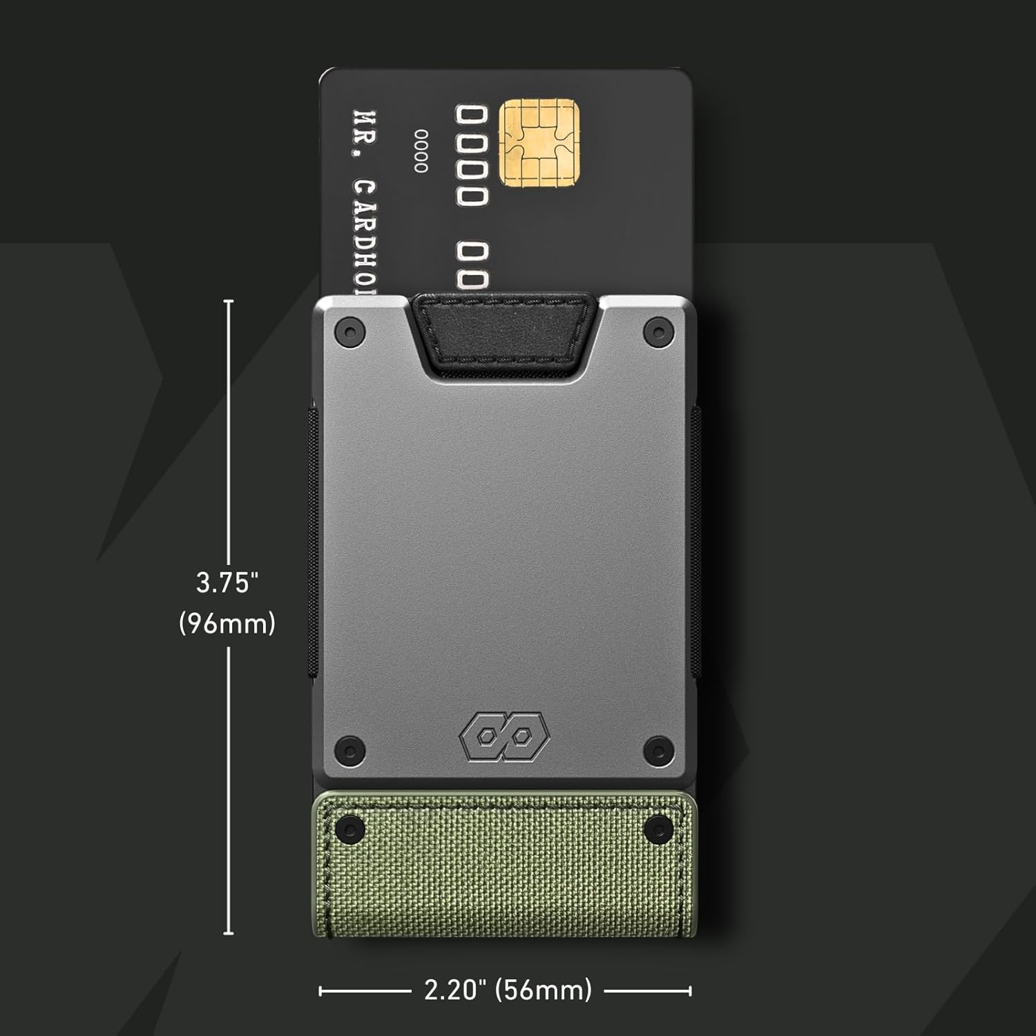 PROOF Wallet | Slim Minimalist Wallets for Men | Leather & Metal | RFID Wallet | Front/Back Pocket | Gift Box | Veteran Owned - Image 4