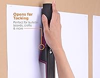 Vista 5 de Bostitch Office Epic - Engrapadora 3 en 1 de metal, capacidad para 25 hojas, incluye 210 grapas en compartimento de almacenamiento de grapas