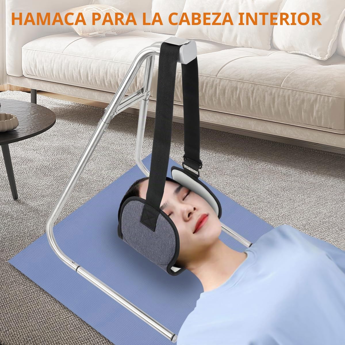 Toogel Hamaca de Cabeza Portátil con Soporte Desmontable, Incluye Bolsa de Almacenamiento