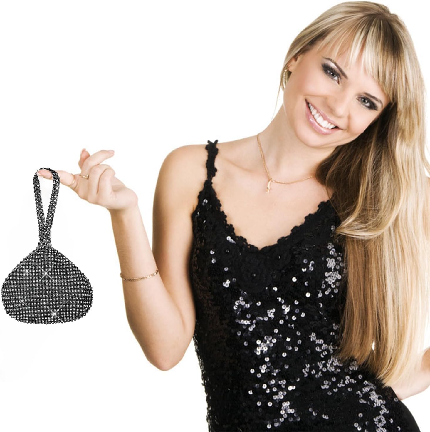 JIAN YA NA Fashion Women Bridesmaid Lady Girl Bride Evening Clutch Bag for Prom Cocktail Party Wedding Engagement | Fashion, Bridesmaid, Lady, Girl, Bride, Evening - Image 2