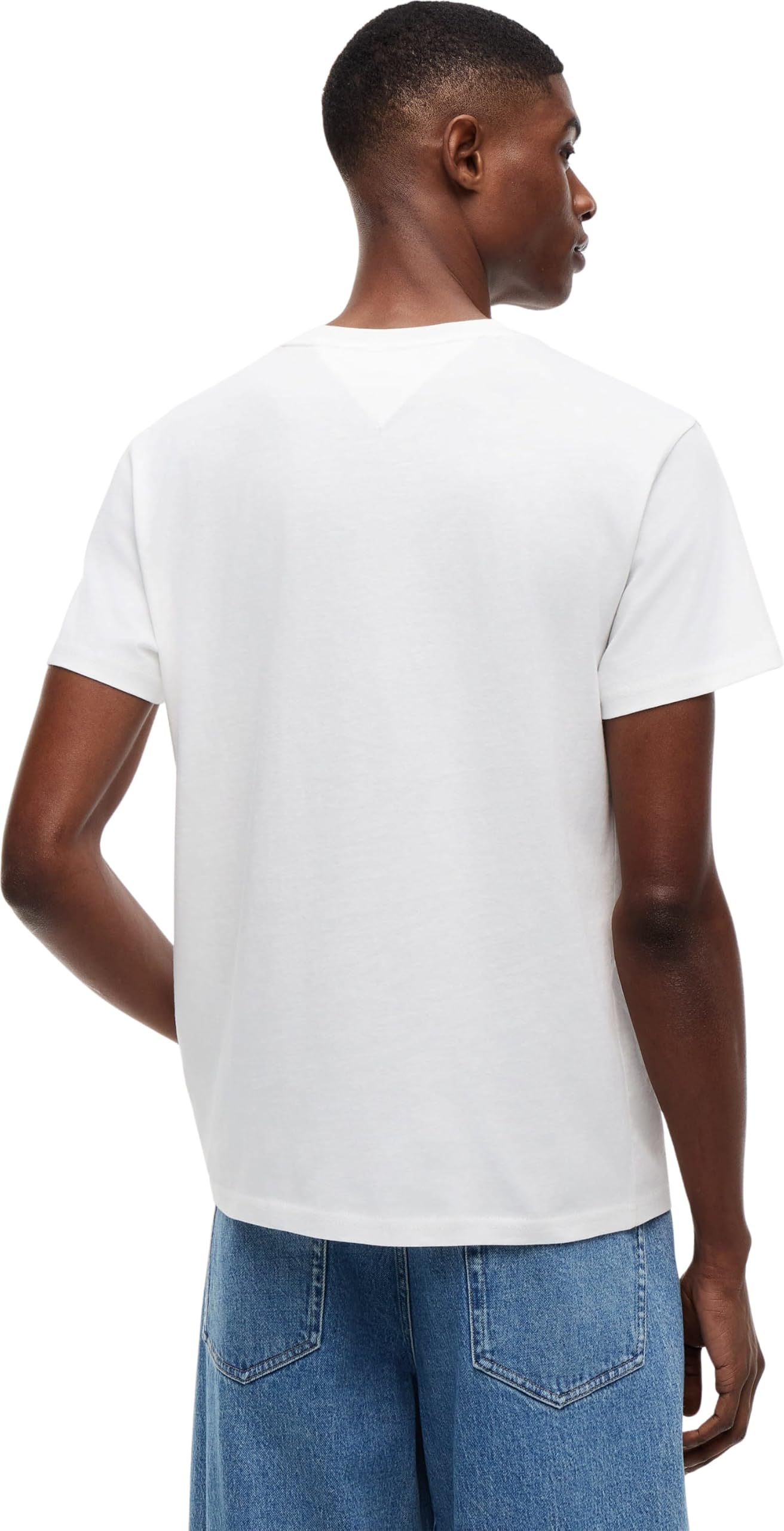 Tommy Jeans Tjm Slim 2pack Ess Flag Tee Extdm0dm22143 Magliette Uomo (Pacco da 2)