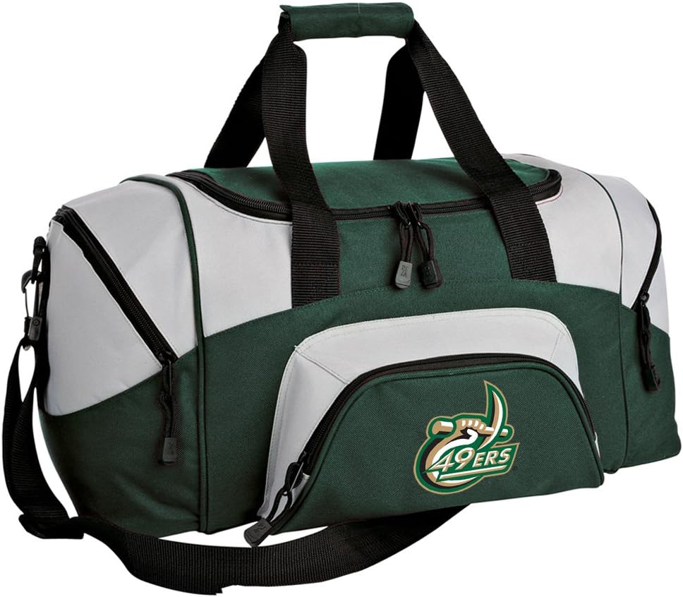 SMALL University of North Carolina Charlotte Duffle Bag UNCC 49ers Gym Bag or Carryon Travel Bag