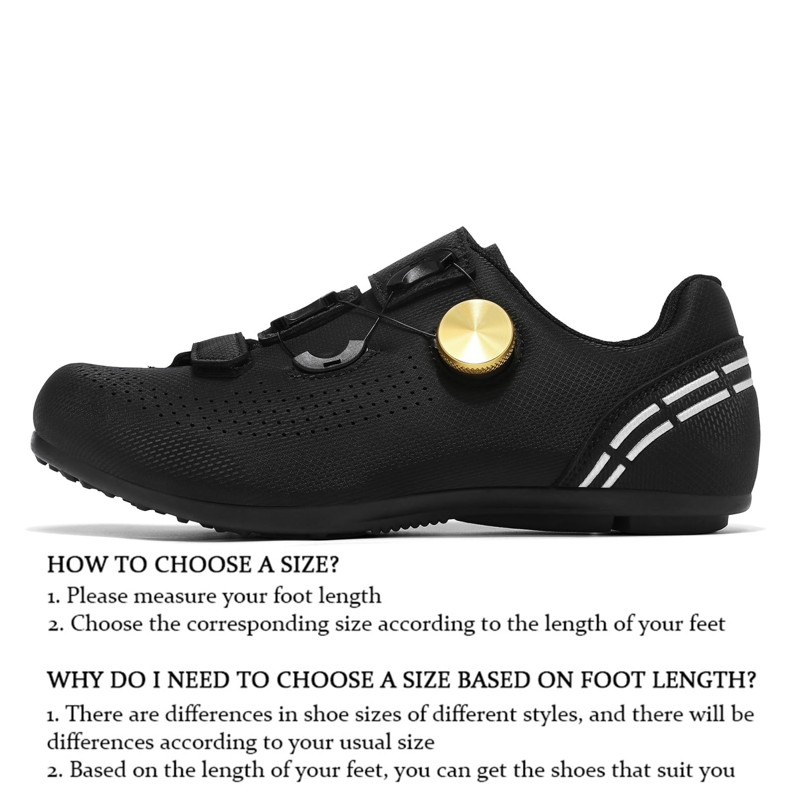 JiuQing Zapatillas Ciclismo Hombre Mujer Suela Goma Zapato Bicicleta Planas