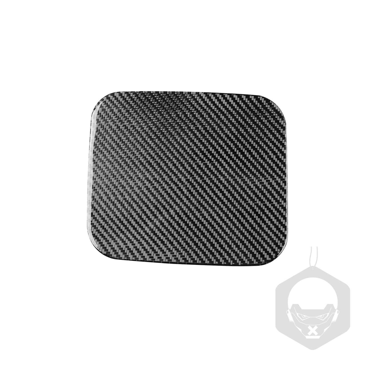 Real Quality Soft Carbon Fiber Fuel Tank Gas Cap Panel Decoration Decal 2pcs Cover Exterior Trim Premium Sticker Accessories Cover Compatible with Infiniti Q50 2014-2023 / Q60 2017-2022 Black