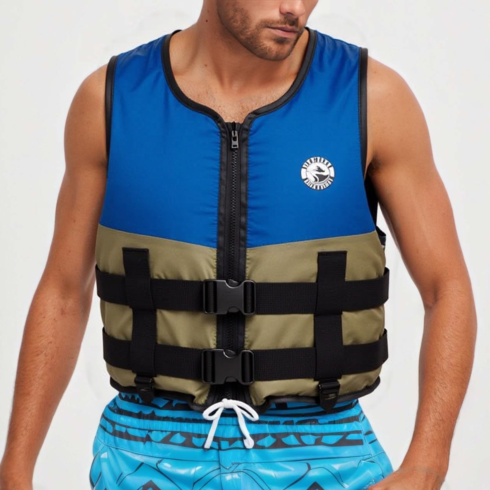 Genérico Chaleco de Ayuda a la Flotabilidad, Flotador Ajuste Fácil Cinturón Ajustable, para Navegación de Vela Ligera y Otras Actividades Acuáticas, Unisex