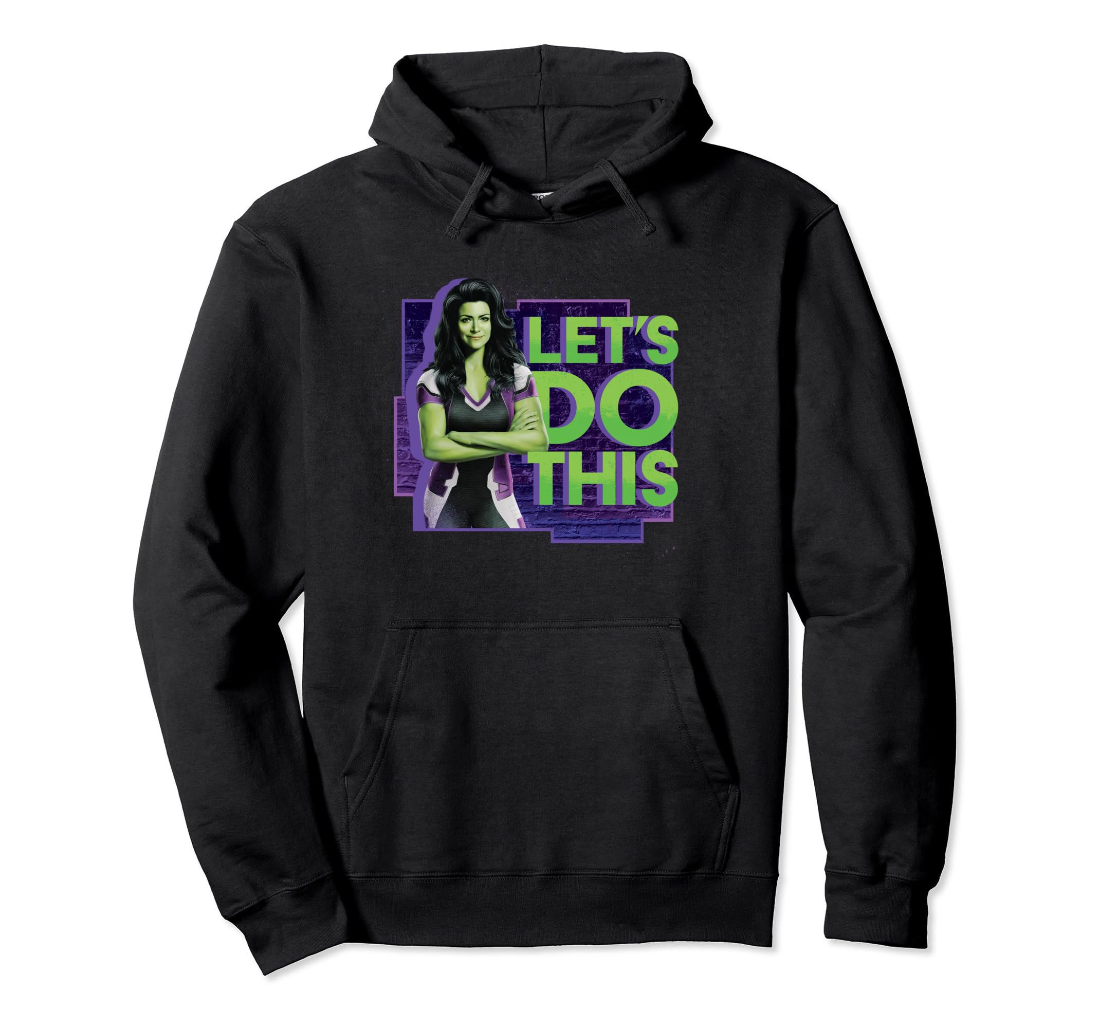 Hoodie She-Hulk imprimé Let's Do This avec pull à capuche souple - 2
