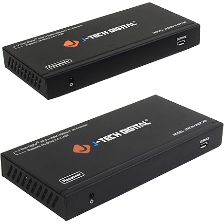 Long Range HDMI Extender Over Cat6 150m [HDBaseT 4K60Hz, 18Gbps Transmitter]