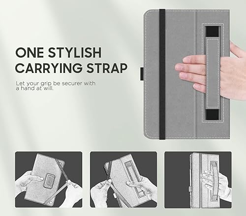 Miniatura 7 de MoKo - Funda compatible con la tablet Kindle Fire HD 8 y 8 Plus (10 generación, versión de 2020), funda de soporte plegable y diseño delgado con