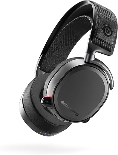 Arctis Pro Wireless Gaming Headset steelseries - Lossless High Fidelity Wireless + Bluetooth for PS4 and PC (Renewed)