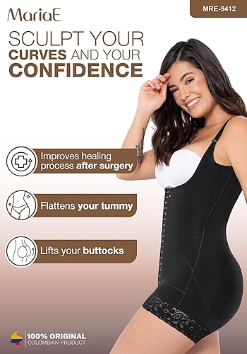 Vista 6 de MARIAE FAJAS 9412 Colombianas Reductoras y Moldeadoras Postparto Levanta Pompis de Mujer Fajas para Mujer