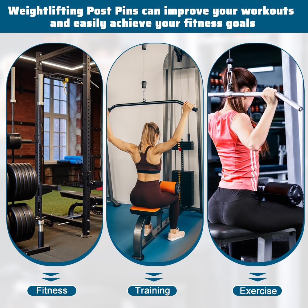 Pin di Ricambio Peso per Palestra Pin Weight Stack Palestra Lunghezza 110 mm Pin per Peso Aggiuntivo Perno per Pila di Pesi per Palestre Domestiche e Attrezzature Fitness Professionali