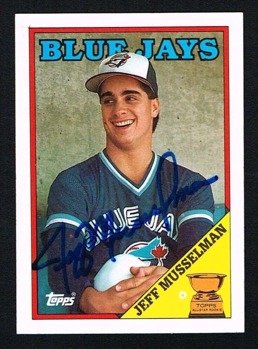 Jeff Musselman 229 signed autograph auto 1988 Topps Baseball Trading