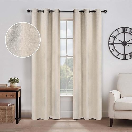 Miniatura 2 de Superior Cortinas opacas, aisladas, cortina con bloqueo solar para dormitorio, casa de campo, ventana de sala de estar, tejido térmico, colección
