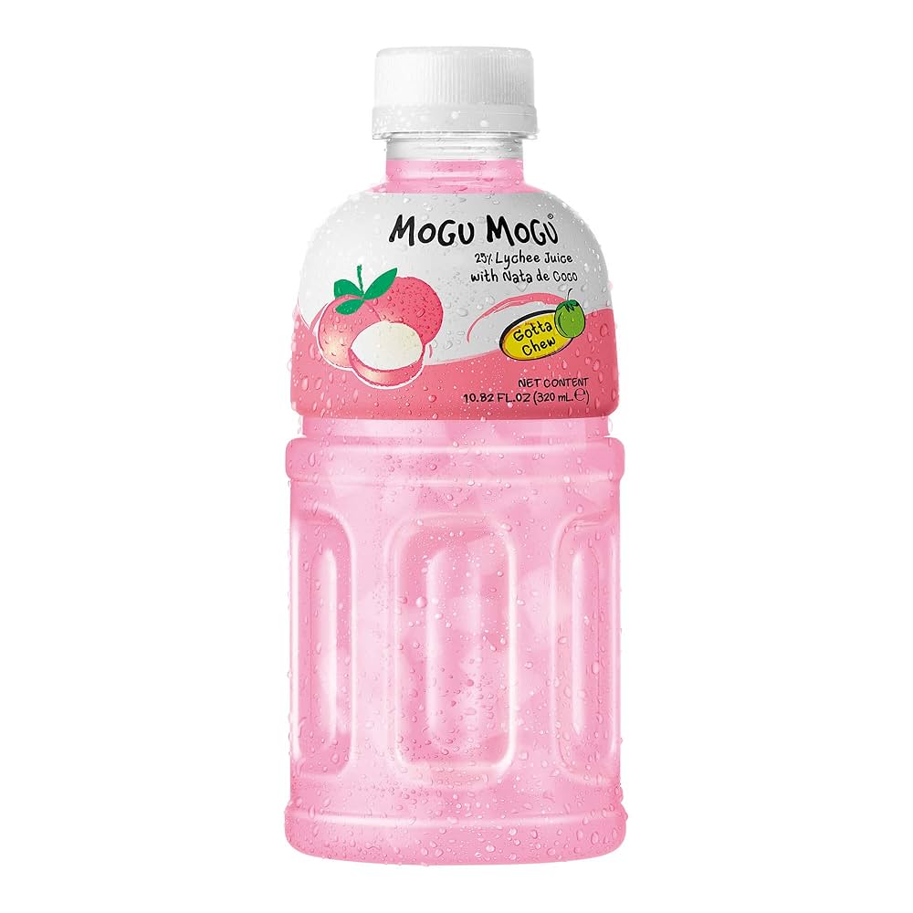 Mogumogu Amazon.com : Mogu Mogu Lychee Nata De Coco Juice, 10.82 Fl Oz (6