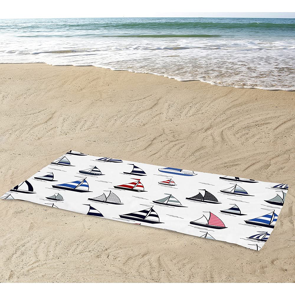 Serviette De Plage XXL Microfibre 150x200 Cm - Absorption Rapide, Séchage Rapide, Légère, Pour Plage, Piscine, Sport, Voyage