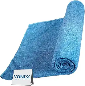 vonixx Toalha de Microfibra para Secagem Ultra 70 x 120cm 400GSM 80% Poliéster 20% Poliamida