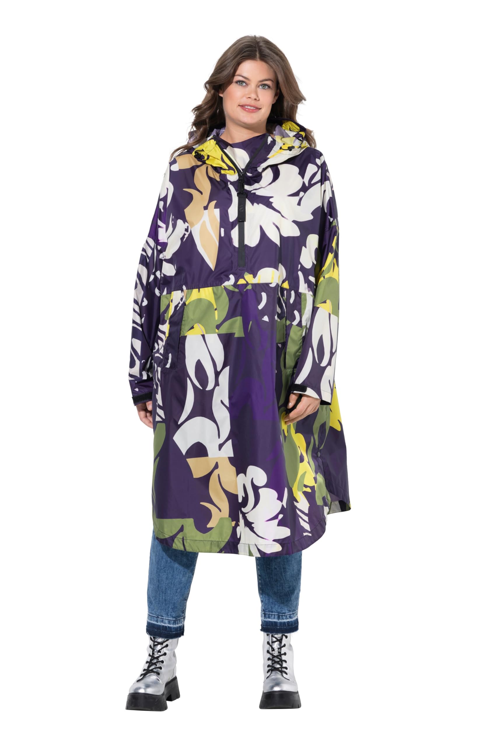 Laurasøn Funktions-Regencape, Unisex, Print, Kapuze 836286
