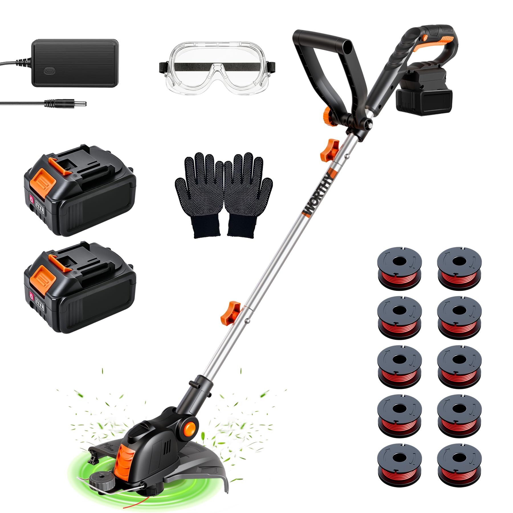 OKIE HOME 21V Cordless Weed Wacker