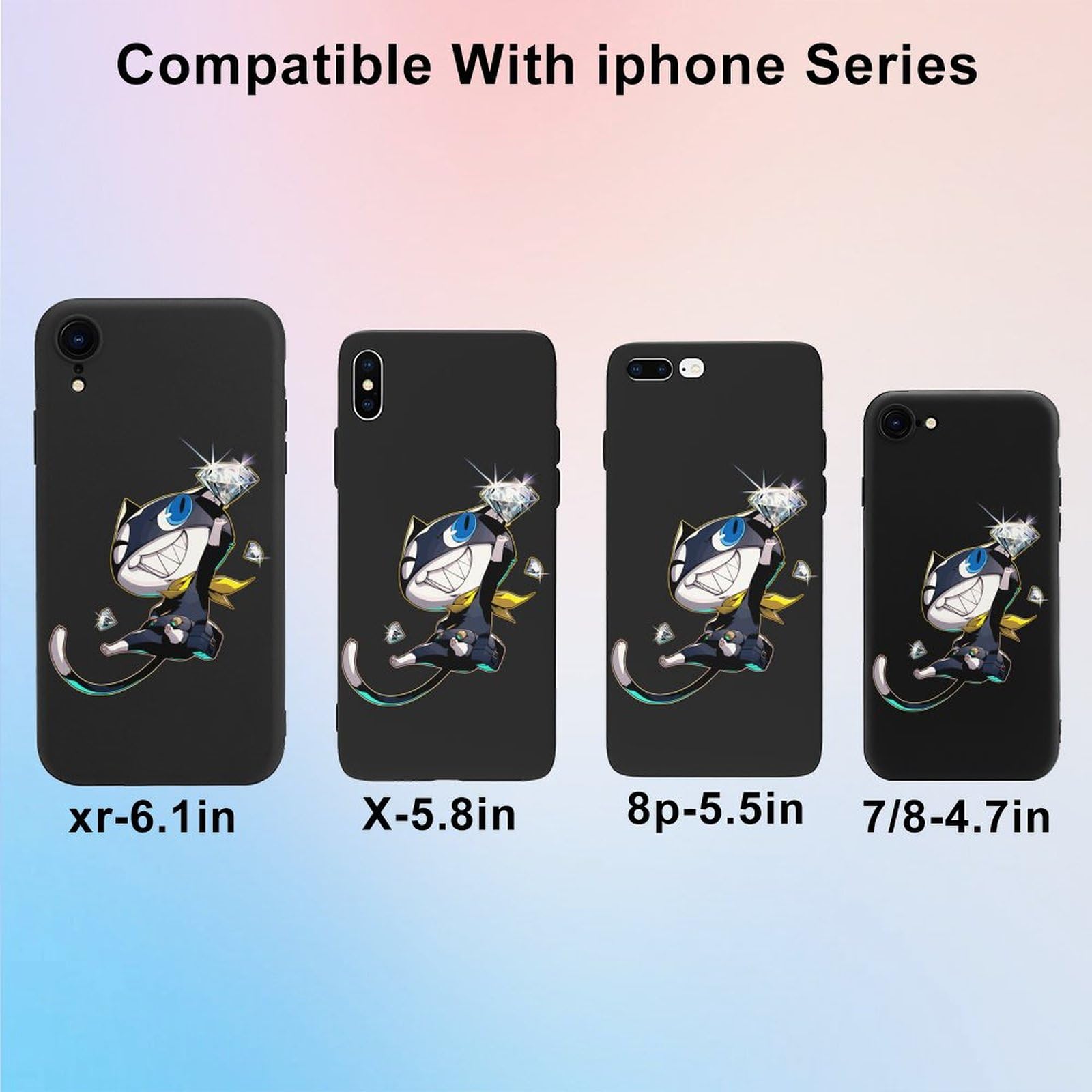 Amazon.co.jp: ペルソナ5 モルガナ いPhoneXRケース TPU 全機種