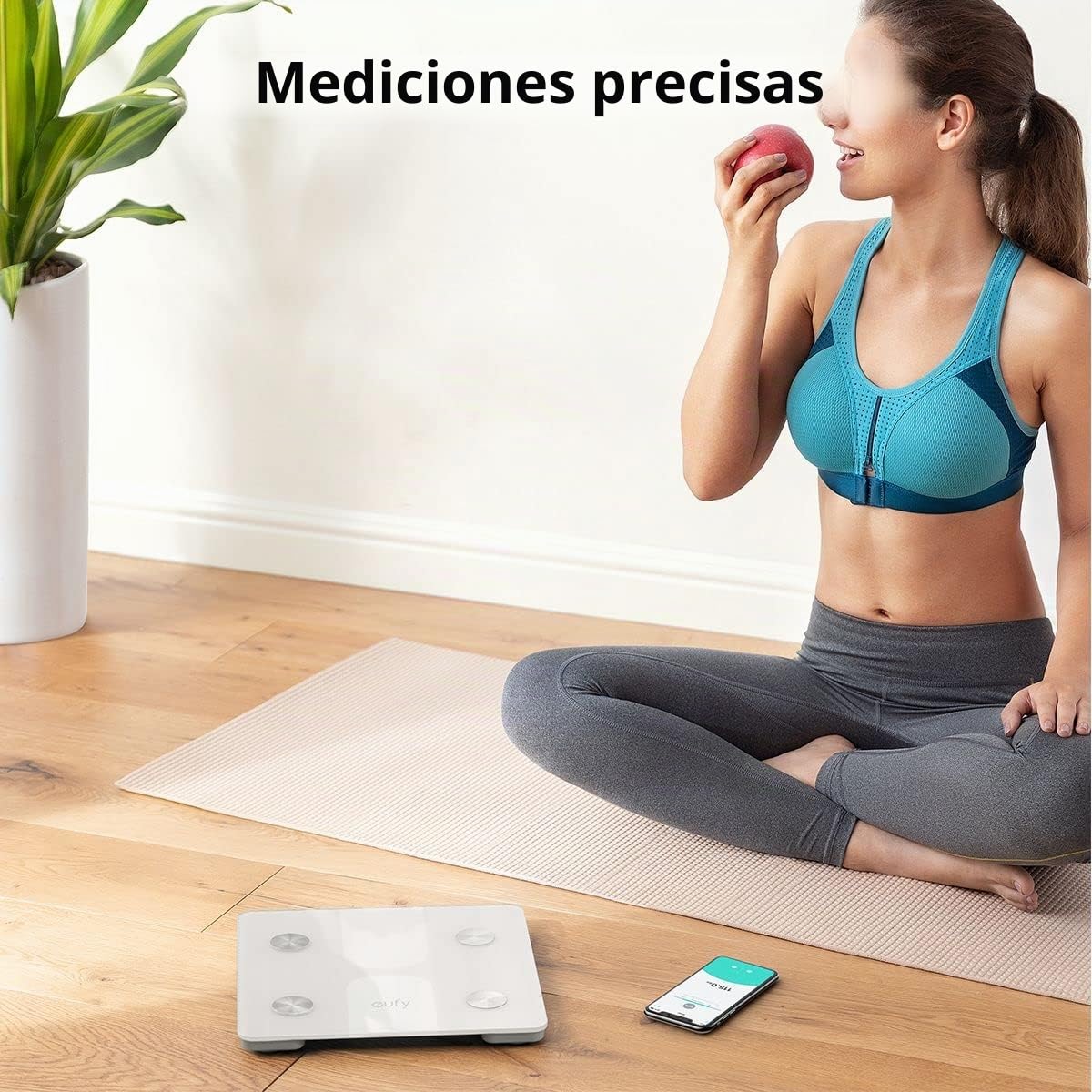 eufy Smart Scale C1 - Báscula de análisis corporal Rango de pesaje (máx.) = 150 kg Blanco