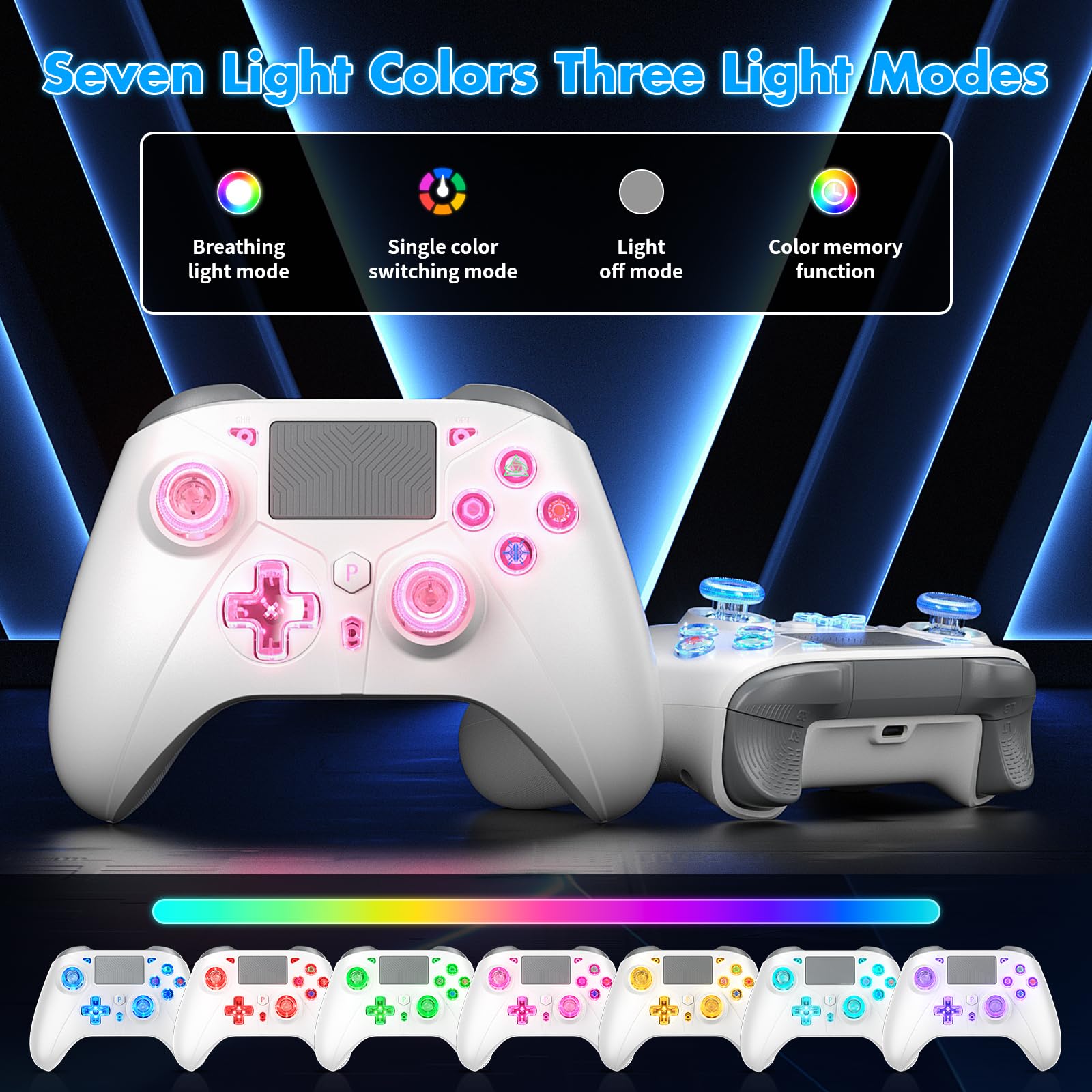 Amazon.com: Gamrombo Wireless Controller for PS4/PS4 Pro/ PS4 Silm