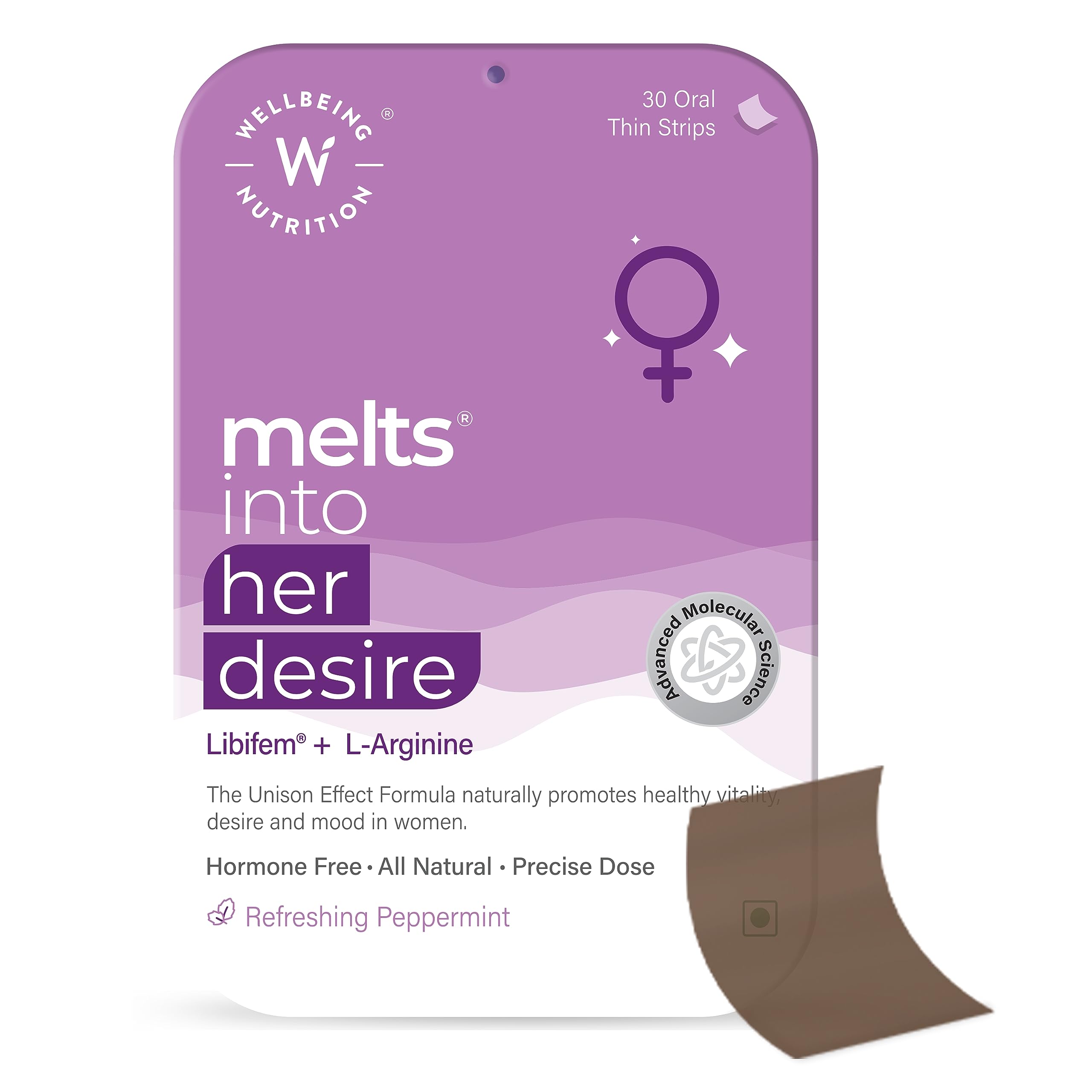 Wellbeing Nutrition melts Her Desire | Libifem, L-Arginine, Ashwagandha & Vitamin E | Increase Drive and Energy in Women (30 Oral Strips) (B0C7GMS7ZG) Amazon Price History, Amazon Price Tracker