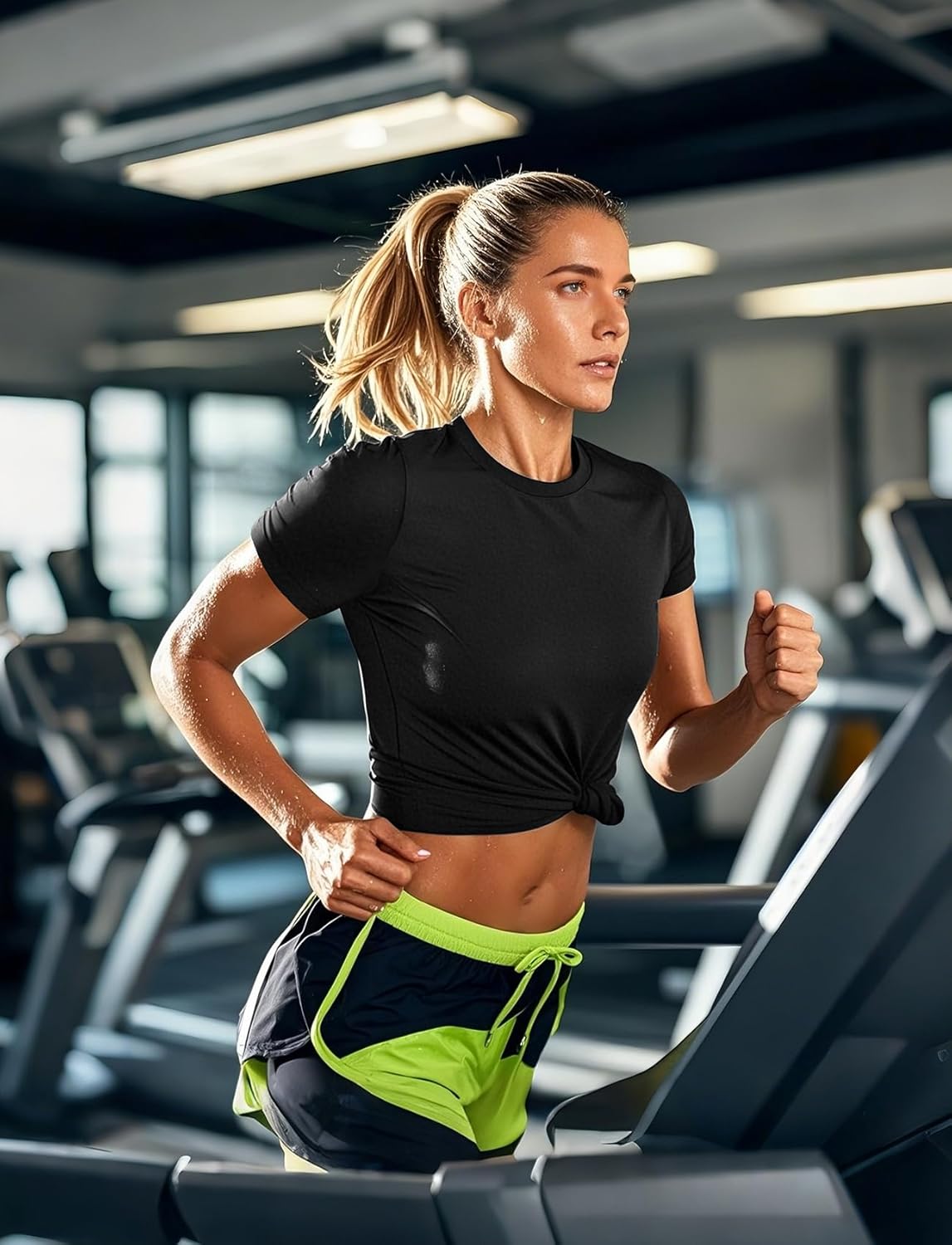 Zengjo Women's Short Sleeve Running Shirts UPF 50+ Sun Protection SPF Quick Dry Athletic Workout T-Shirts - Image 3