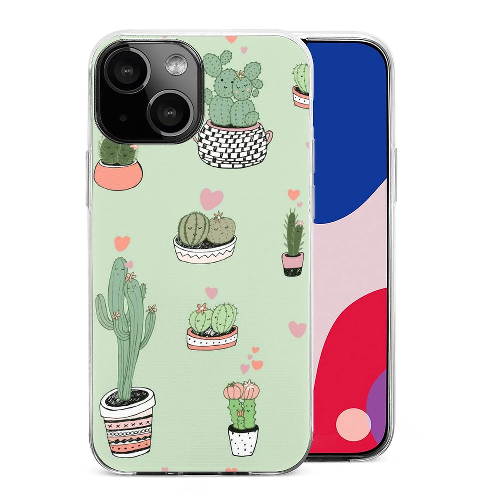 Amazon.co.jp: SEEKJOYS iPhone 13 Mini シリーズ ケース サボテンの