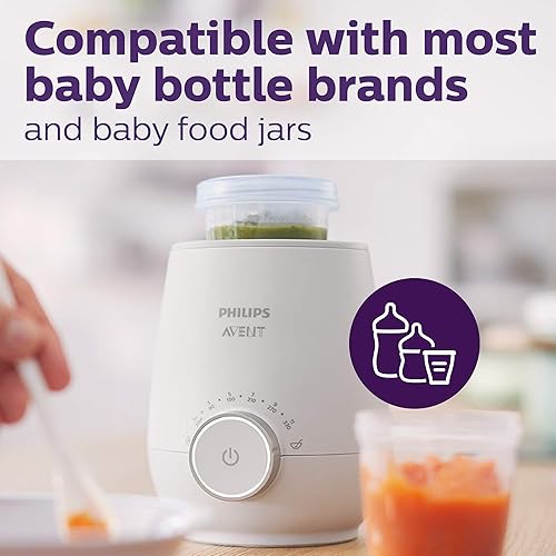 Miniatura 13 de Philips Avent Warming Bundle con biberón anticólicos con ventilación AirFree de 4 onzas, paquete de 4 unidades + calentador rápido de biberones