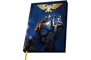 ABYSTYLE Warhammer 40,000 Ultramarines Hardcover Notebook 8.5" x 6" with 180 Lined...