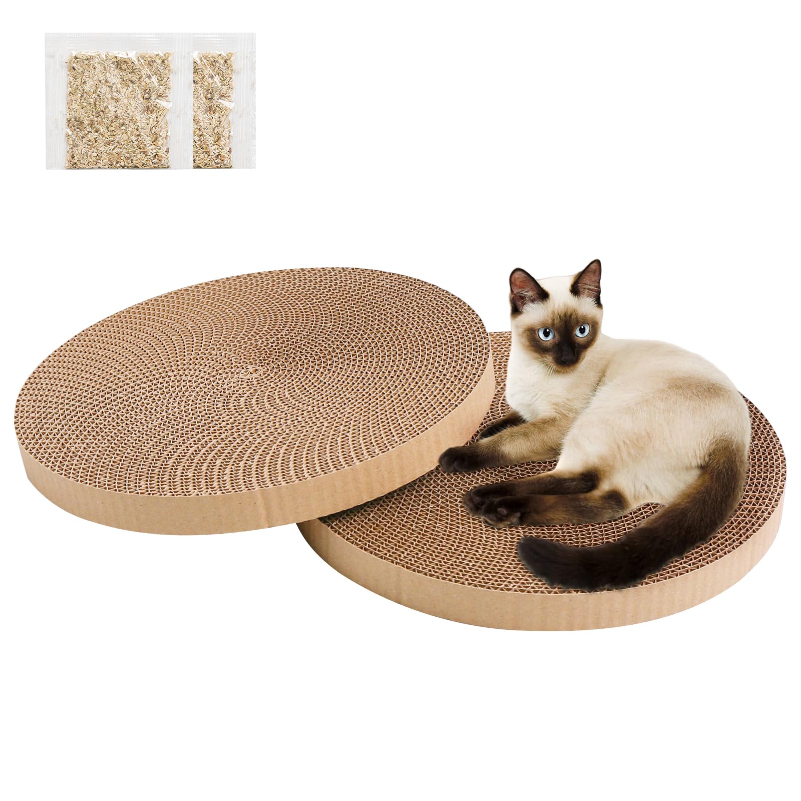Almohadillas de repuesto para rascador de gatos-01 (2 piezas)