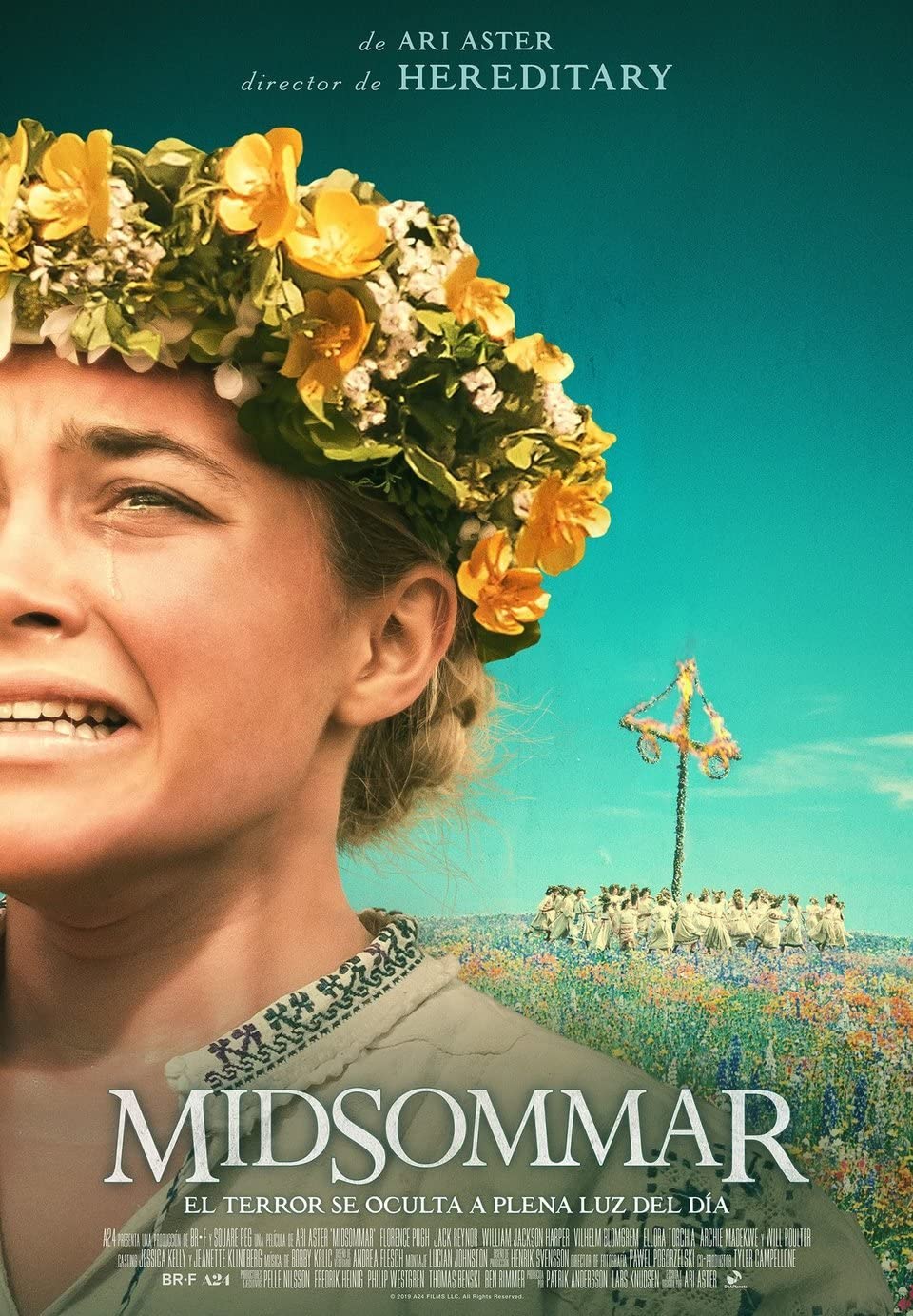 Amazon.co.jp: MIDSOMMAR 2019 4 z5525 A0 Poster on Canva - Canvas