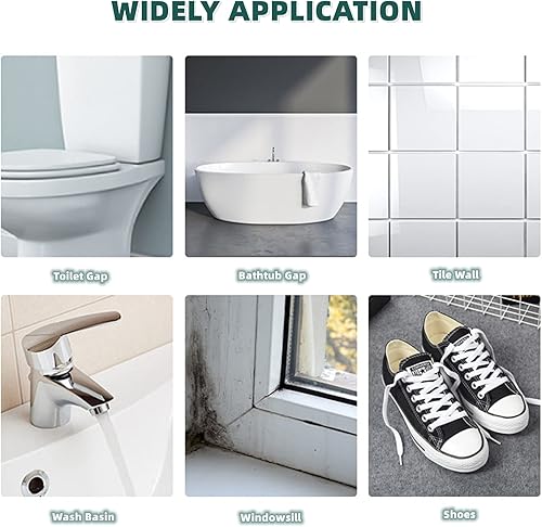 Miniatura 5 de Cepillos de limpieza 4 en 1 Cepillo de limpieza para suelos con escobilla de goma en forma de V, cepillo limpiador de lechada de azulejos, cepillo