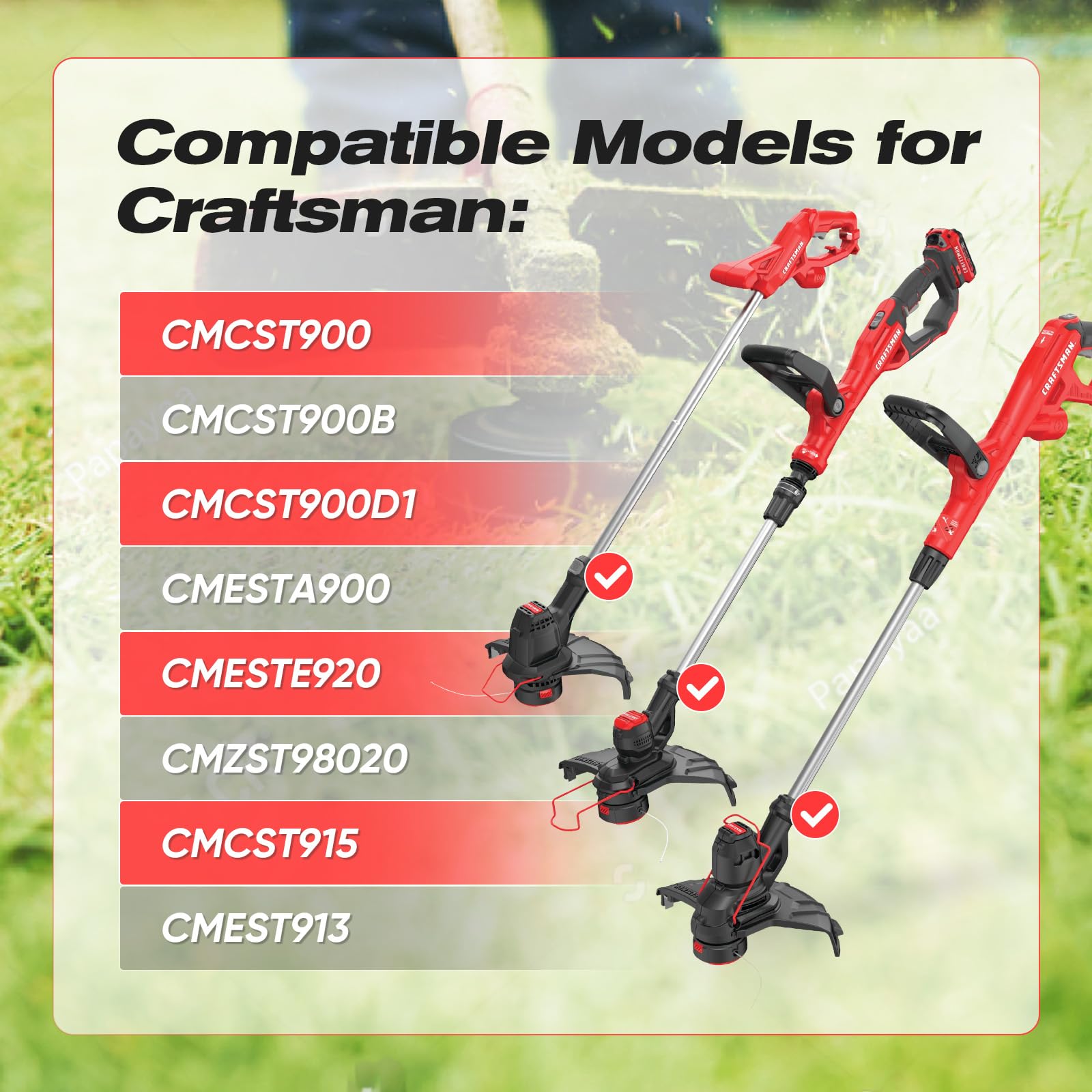 Amazon.com : YWTESCH 8 Pcs CMZST0653 Weedeater String Compatible