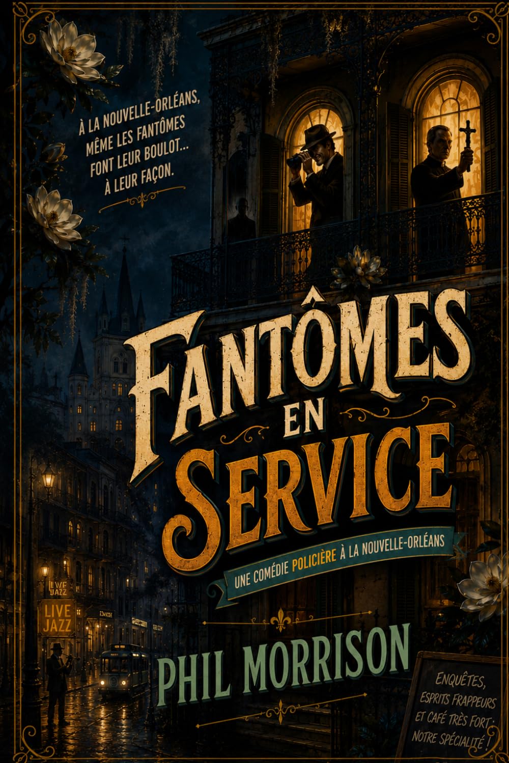 FANTÔMES EN SERVICE: Quand le NOPD les envoie surveiller un antiquaire soupçonné de diriger un réseau international de recel d'œuvres d'art, leur ... abandonnée depuis 1924 — la plus hantée...