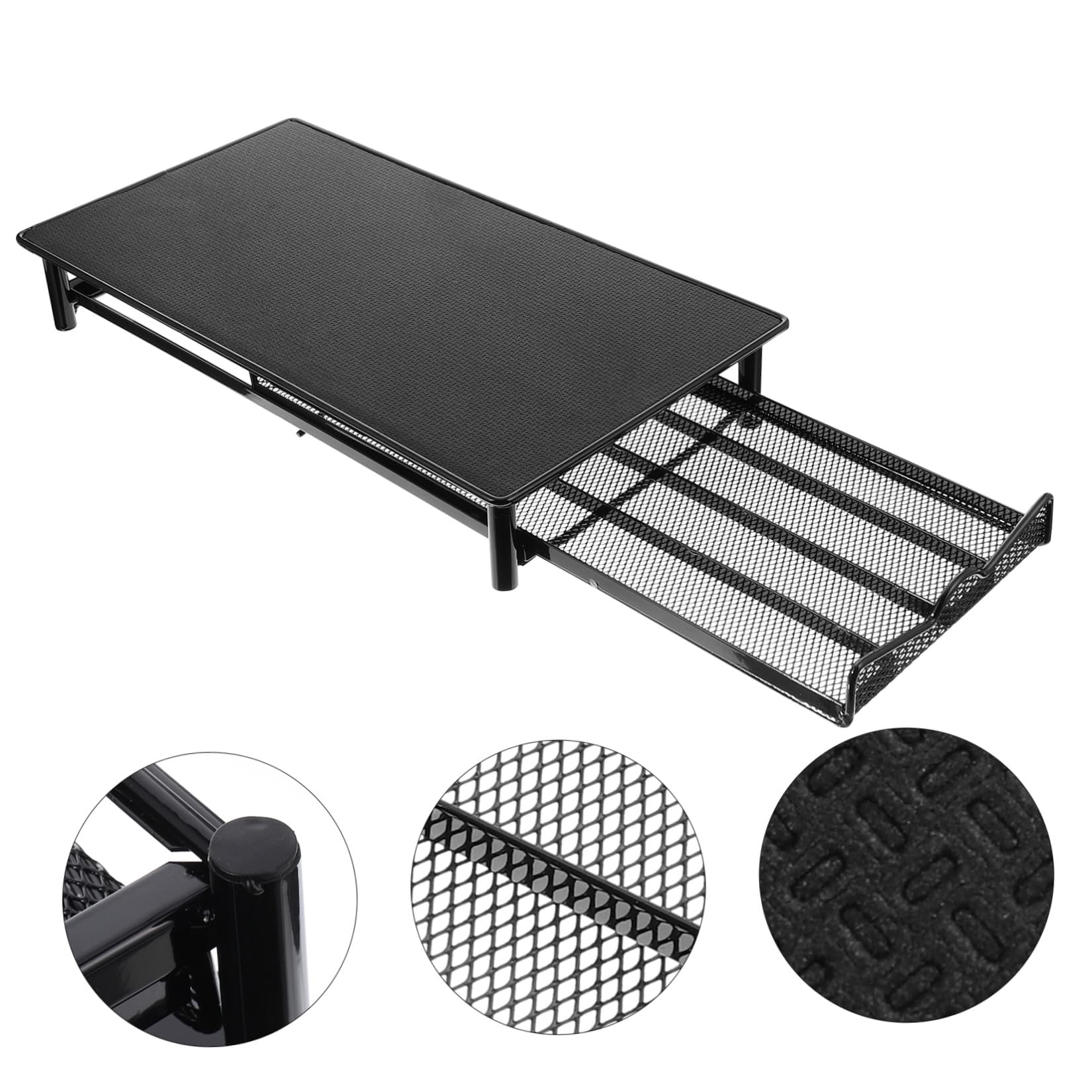 COLLBATH Caja de Metal para Almacenamiento de Cápsulas de Café Cajón Extraíble, Capacidad para 40 Cápsulas, Diseño Ligero y Resistente al Óxido para Escritorio o Cocina