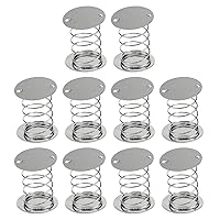 Vista 5 de Base de resorte de metal de 0.59 x 0.43 pulgadas, resorte en espiral para manualidades, paquete de 10