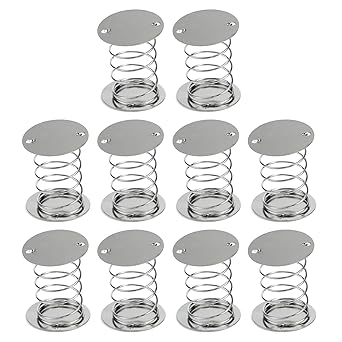 HNGSON Metal Spring Base Silver Spiral Wobbles Spring Craft Shaking Sping Double Sided,1.73