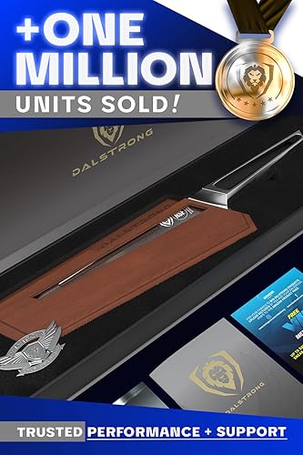 Miniatura 5 de DALSTRONG Crusader Series - Acero inoxidable alemán de alto carbono forjado con funda magnética, Certificado NSF, Acero inoxidable forjado