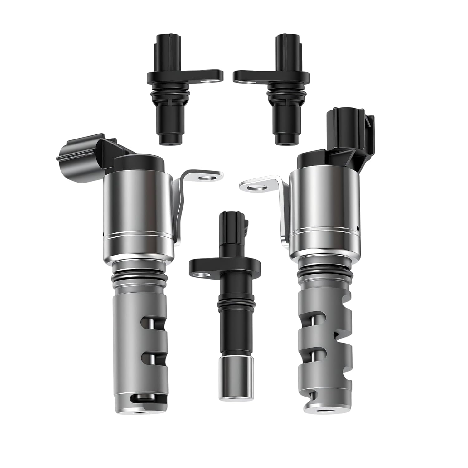 Engine Variable Valve Timing VVT Solenoid w/Crankshaft & Camshaft Position Sensor, for Lexus CT200h/ES300h 11-13, for Toyota Avalon/Camry/Corolla 09-13, for Scion tC 11-13#1.8/2.4/2.5/2.7L