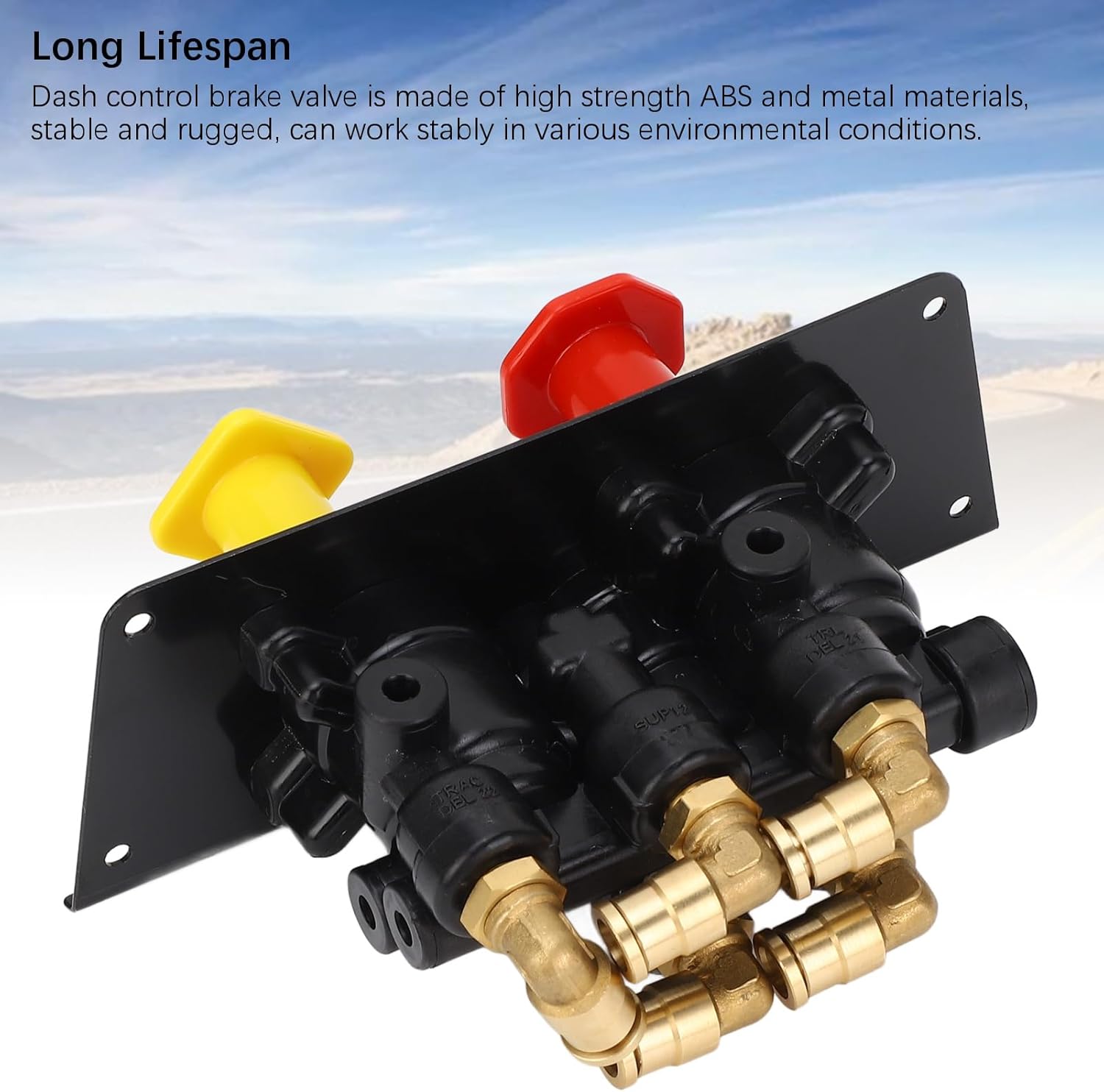 High Stability Dash Control Brake Valve, Parking Brake Dash Hand Control Valve Replacement Compatible with Freightliner MV3 BX801631 745 ‑ 5013293