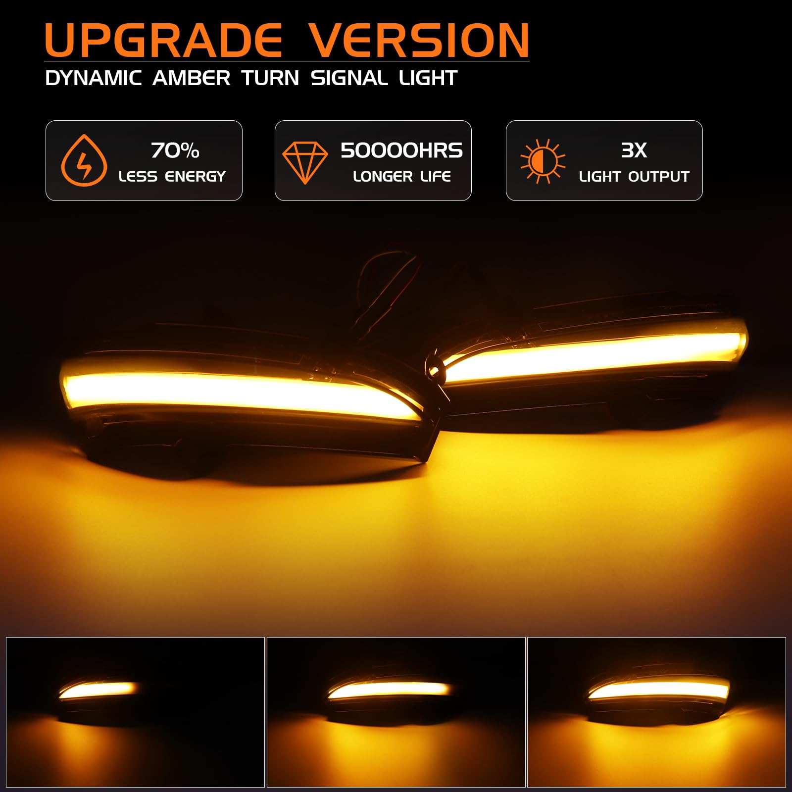 Luces intermitentes LED dinámicas para FORD MONDEO MK5 2014 2015 2016 2017 2018 2019 MK V 5, marcador lateral cromático secuencial luz del espejo intermitente reemplazo