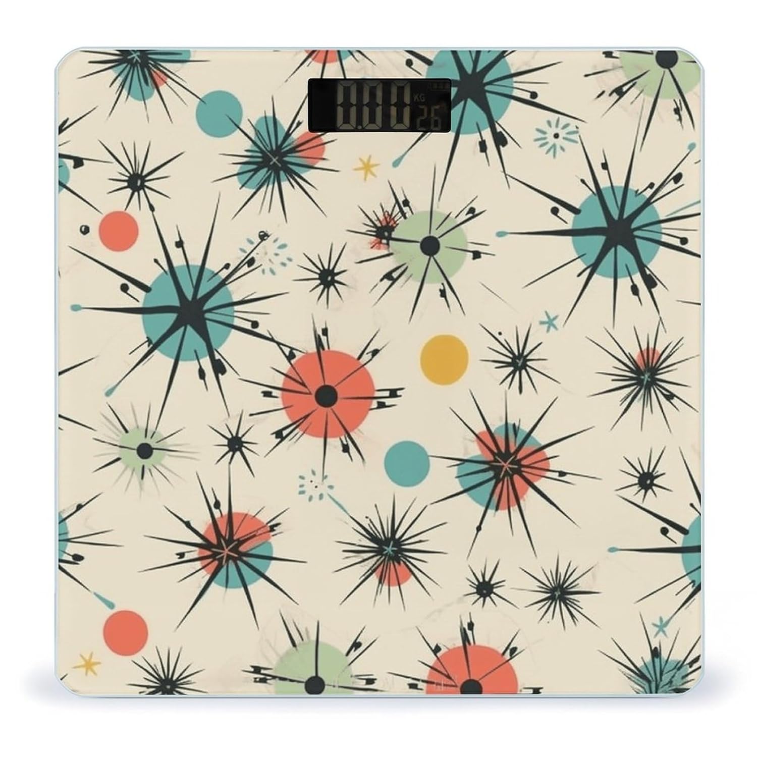 Báscula Digital Retro Atomic Stars para Peso Corporal