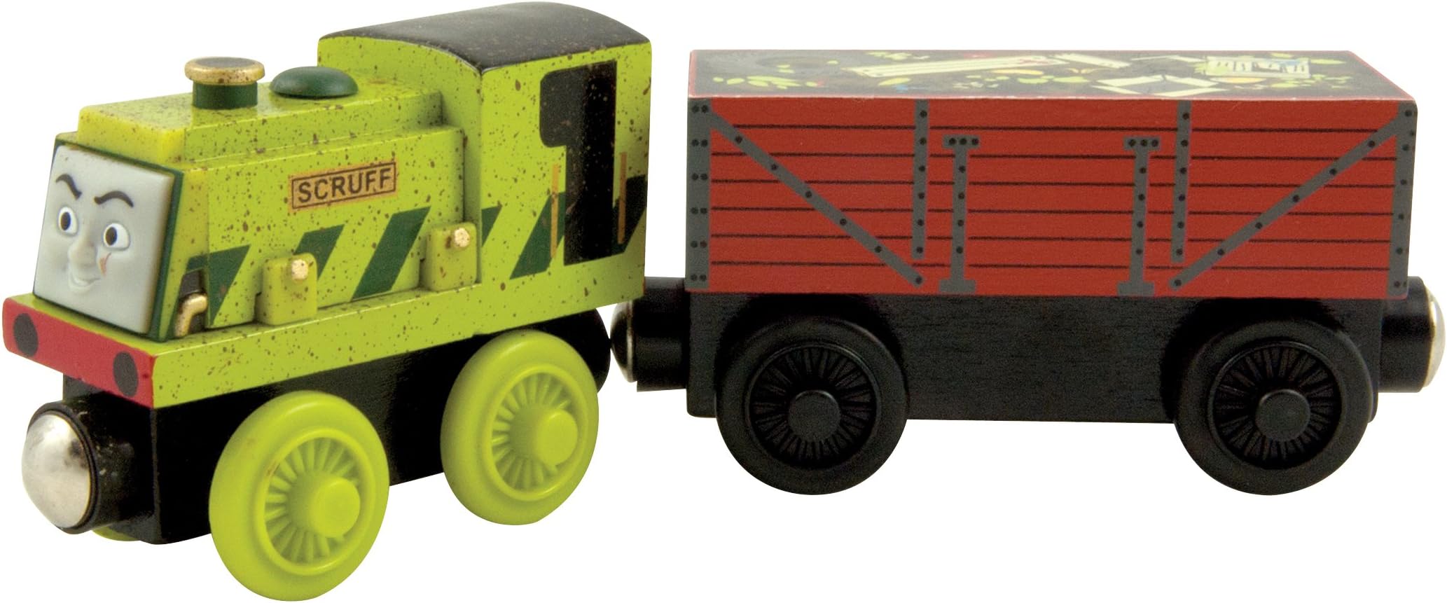 Learning Curve Thomas And Friends Wooden Railway - Scruff And the Garbage Car