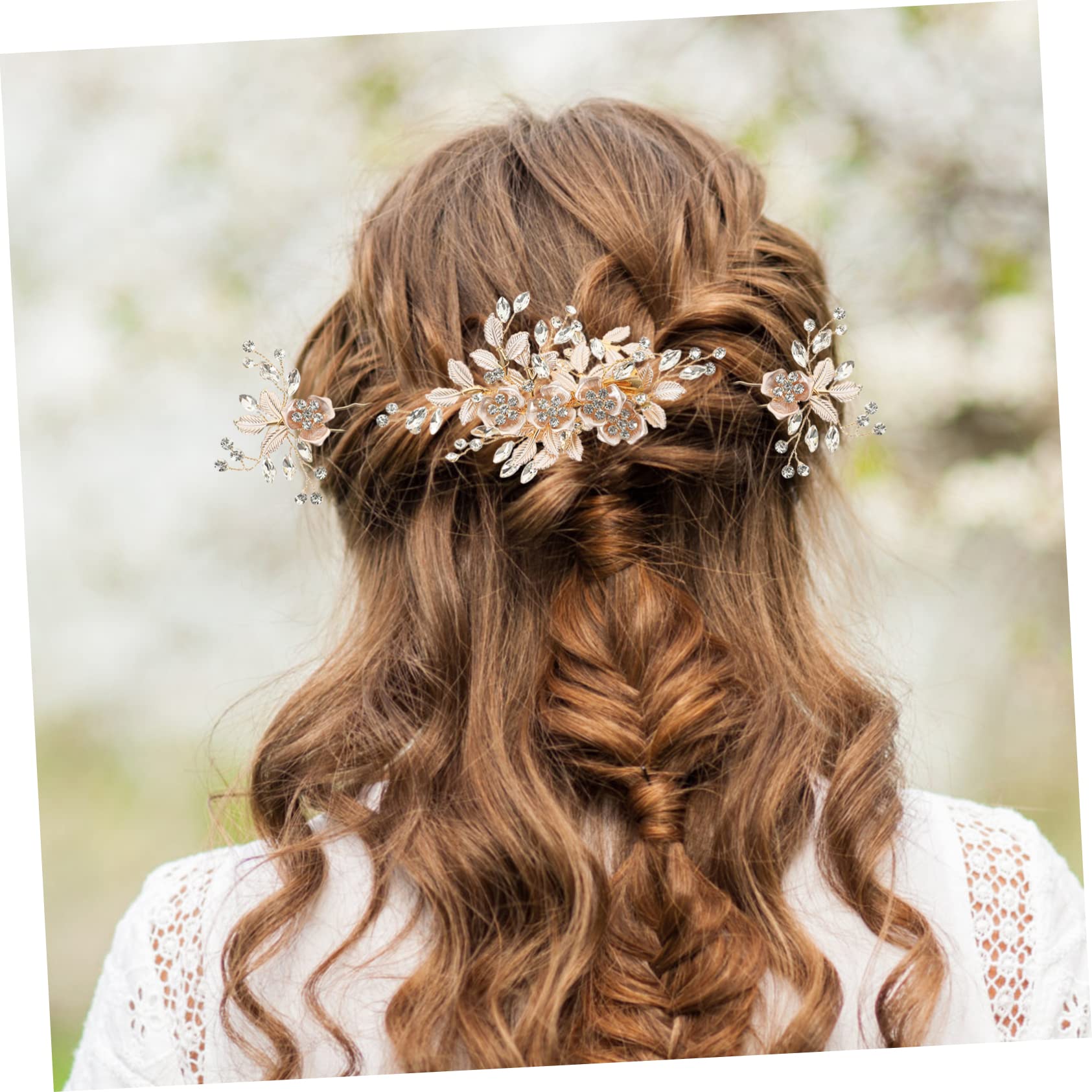 Beavorty 5 Sets Braut Hochzeit Haar Strass Haar Zubehör Kopfschmuck Kristall Stirnband Für Braut