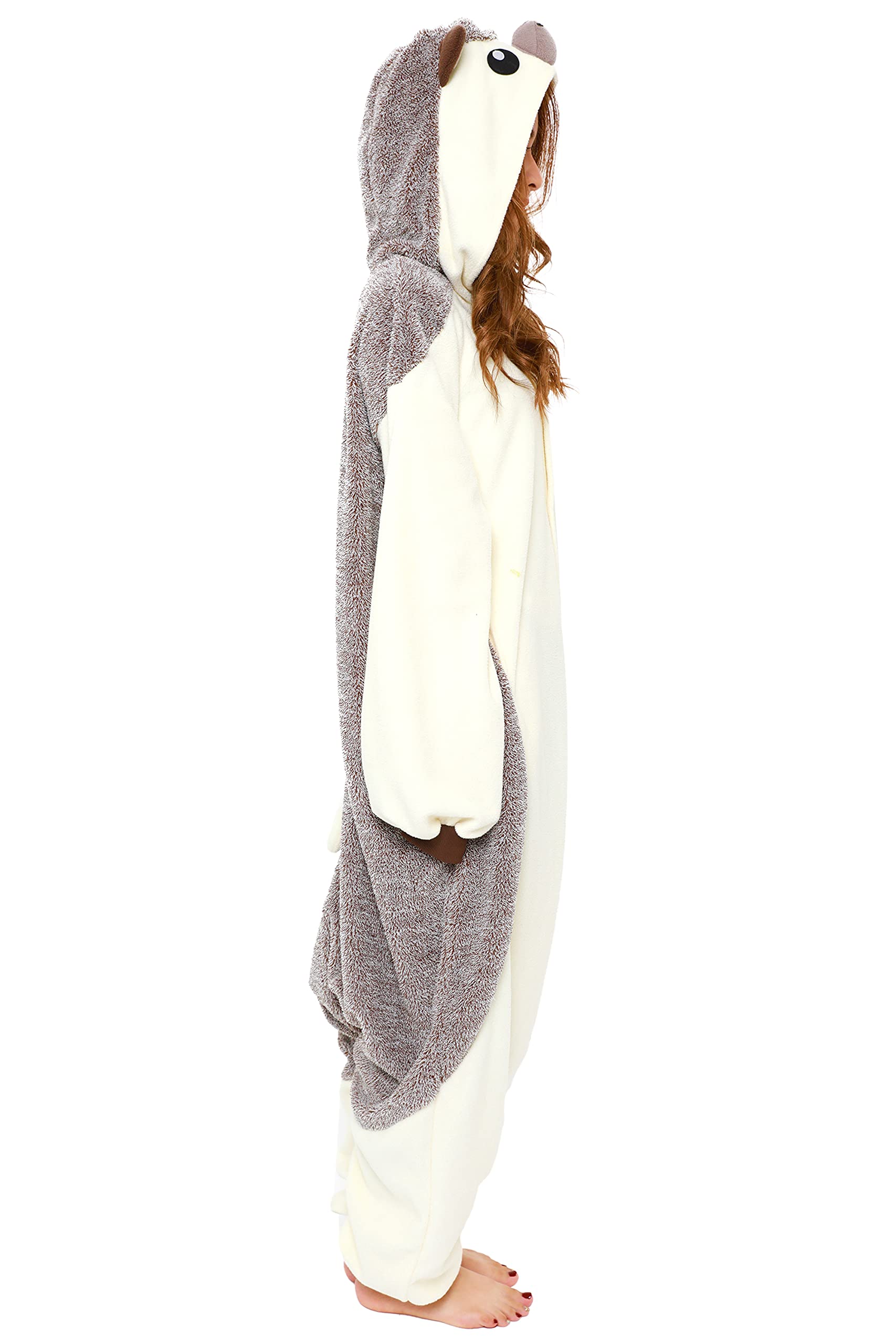 SAZAC Disfraz de erizo Kigurumi - Mono enterizo de Halloween